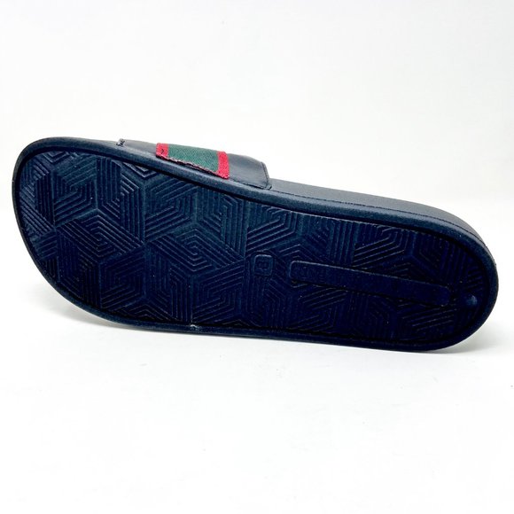 STNDRD Standard Los Angeles Monaco Black Green Red Mens Slides - Picture 5 of 5